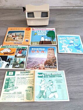 View Master Sawyers Tan/Grey Viewer Vintage Made in Portland USA